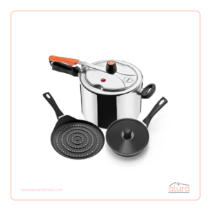 Olla A Presion 4.5L + Sarten De Arepas Y Cacerola 16Cm